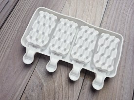 Molde silicona 4 helados geometricos